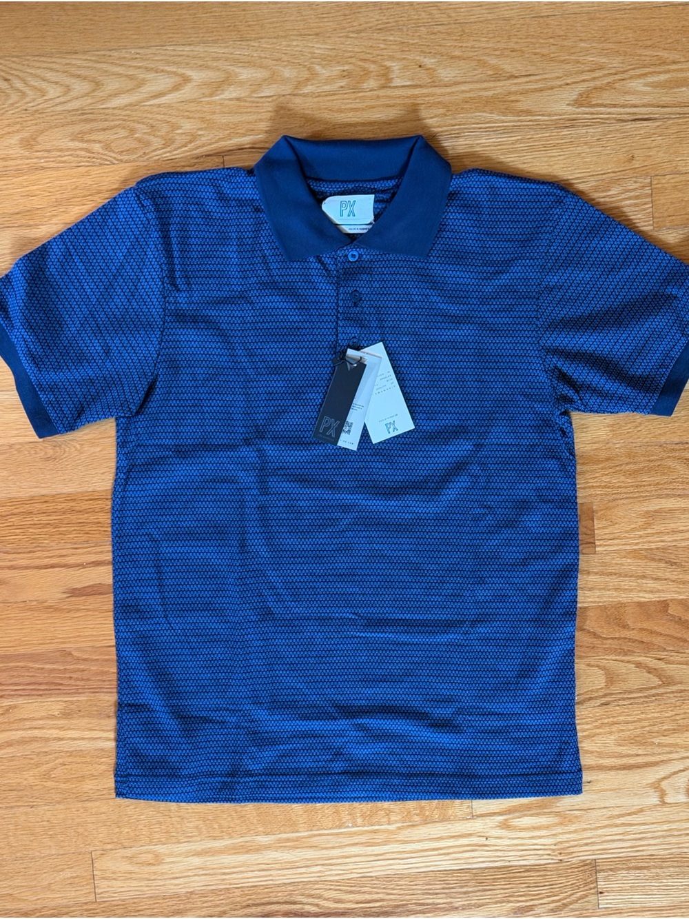 Men’s PX “Owen” Jacquard Polo; Never Worn; Medium